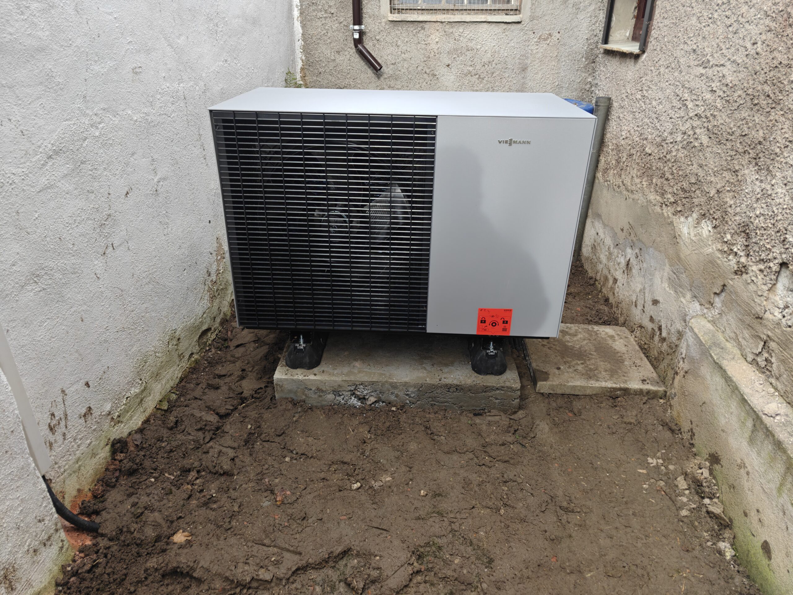 Außeneinheit Installation